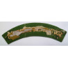 South Wales Borderers Cloth Shoulder Title - British Army Insignia