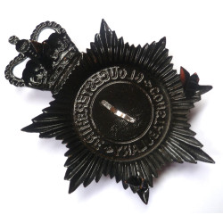 Gloucestershire Constabulary Night Duty Helmet Plate/Badge  - Queen's Crown - British Police Insignia