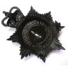 Gloucestershire Constabulary Night Duty Helmet Plate/Badge  - Queen's Crown - British Police Insignia