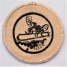 WW2 United States Navy Patrol Boat PT Torpedo Boat Cloth Badge on White