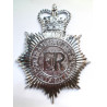 Thames Valley Constabulary Helmet Plate - Queen's Crown - British Police Insignia