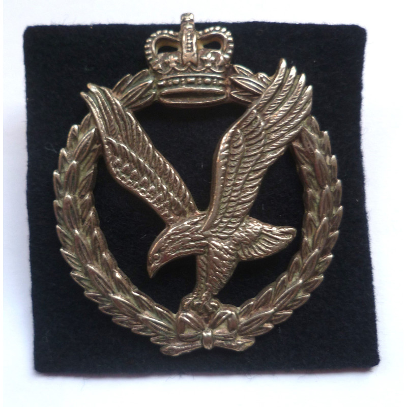 Army Air Corps Cap Badge - Queen's Crown - British Military Insignia