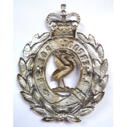 Liverpool City Police Helmet Plate - Queen's Crown - British Police Insignia