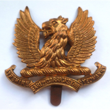 Ayrshire Earl of Carrick's Own Yeomanry Cap Badge - British Military Insignia