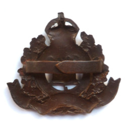 The Suffolk Regiment Officers Bronze Cap Badge - British Military Insignia