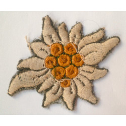 WW2 German Cloth Edelweiss Badge - German Third Reich