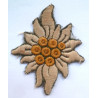 WW2 German Cloth Edelweiss Badge - German Third Reich
