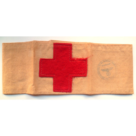 WW2 German DRK Red Cross Arm Band - German Third Reich