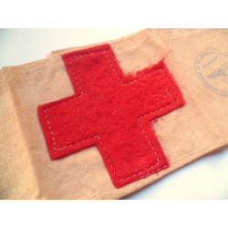WW2 German DRK Red Cross Arm Band - German Third Reich