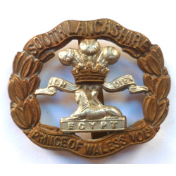 WW2 South Lancashire Regiment Cap Badge - British Military Insignia