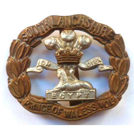 WW2 South Lancashire Regiment Cap Badge - British Military Insignia