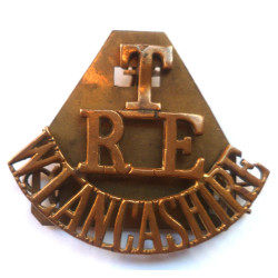 Territorial / Royal Engineers / West Lancashire Royal Engineers Shoulder Title - British Military Insignia