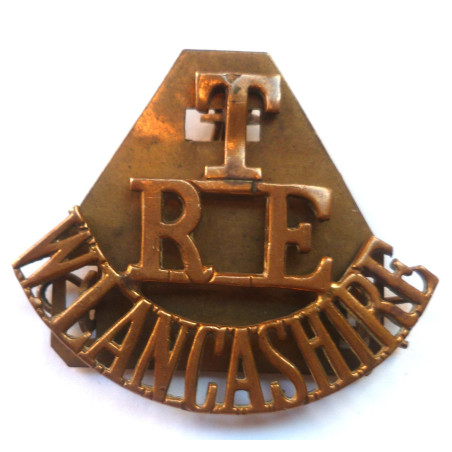 Territorial / Royal Engineers / West Lancashire Royal Engineers Shoulder Title - British Military Insignia