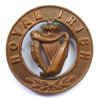 Pre 1901 The Royal Irish Regiment Helmet Plate Center - British Military Insignia