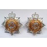 Pair Royal Corps of Transport Staybrite Collar Badges - British Military Insignia