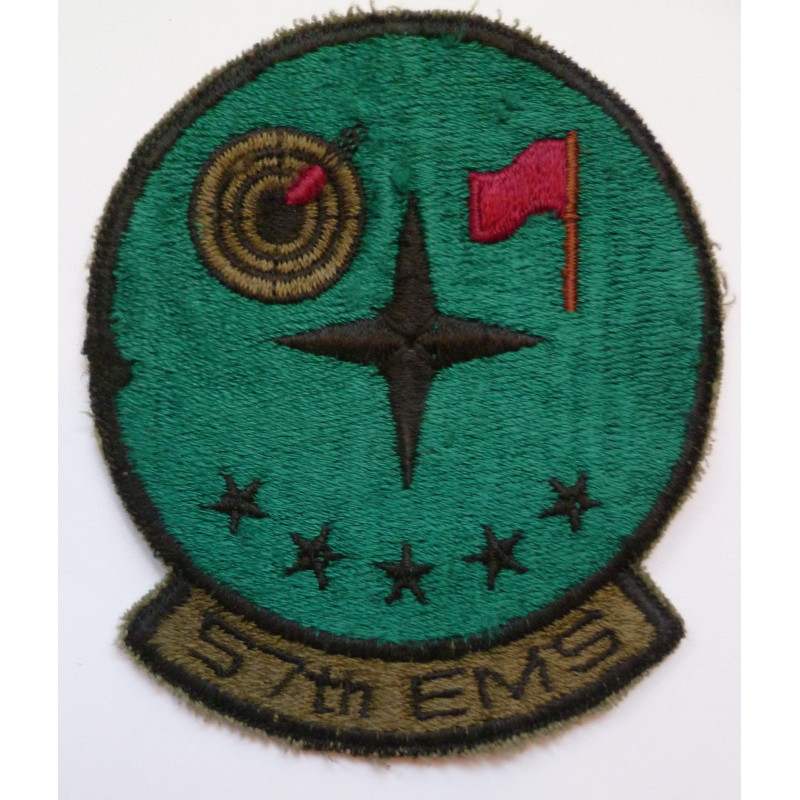 United States Air Force 57th EMS Cloth Patch/Badge