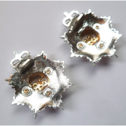 Pair Royal Corps of Transport Staybrite Collar Badges - British Military Insignia
