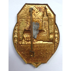 WW2 German 1934 Freiburg “Loyalty To The Führer” Badge/Tinnie - German Third Reich