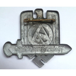 WW2 German  S.A. Wehrkampfe 1940 Day Badge Tinnie - German Third Reich