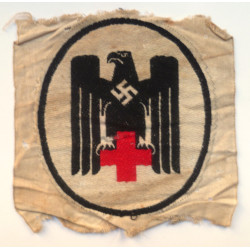 WW2 German Red Cross Sports Vest Insignia - German Third Reich