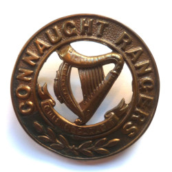 Connaught Rangers Helmet Plate Center - British Military Insignia