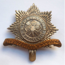 WW2 The 4th Royal Irish Dragoons Cap Badge - British Military Insignia