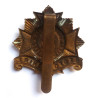 WW1 Bedfordshire Regiment All Brass Economy Cap Badge - British Military Insignia