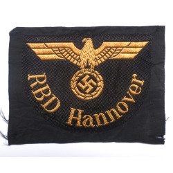 WW2 German RDB Hannover Reichsbahn Insignia - German Third Reich