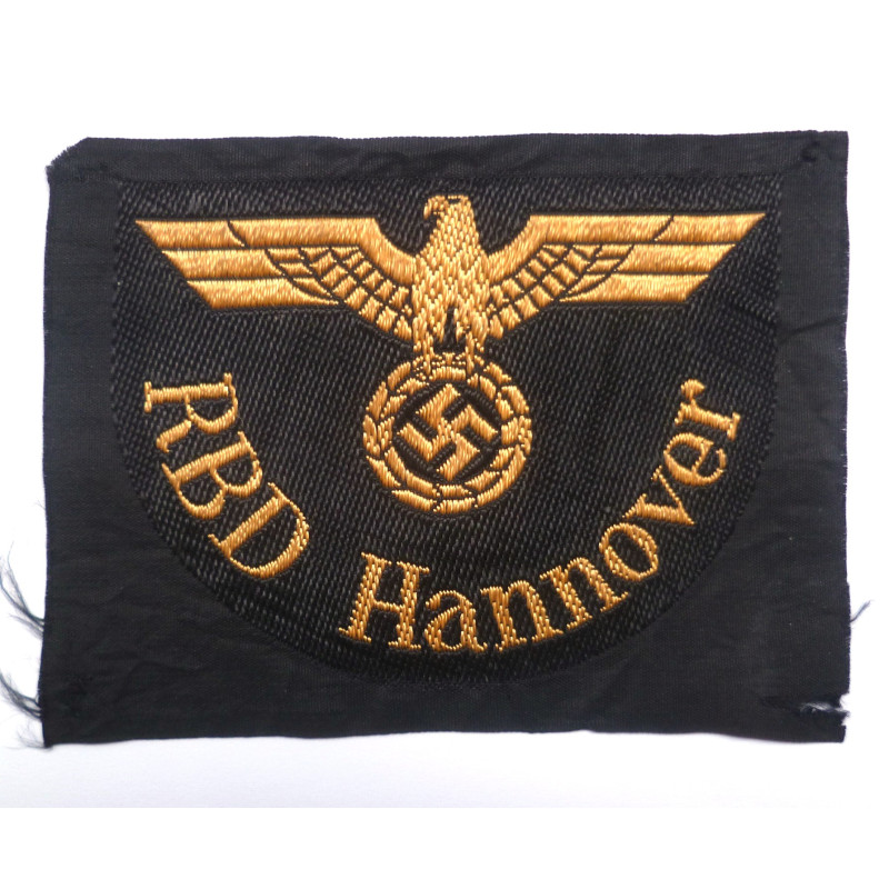 WW2 German RDB Hannover Reichsbahn Insignia - German Third Reich