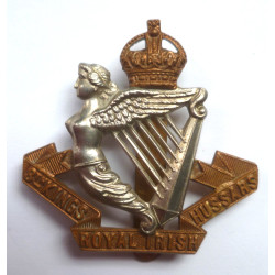 8th King's Royal Irish Hussars Cap Badge - King's Crown - British Military Insignia