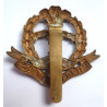 WW1 Middlesex Regiment All Brass Economy Cap Badge - British Military Insignia