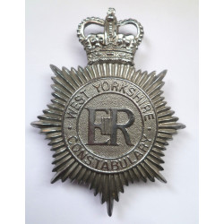 West Yorkshire Helmet Plate - Queen's Crown - British Police Insignia