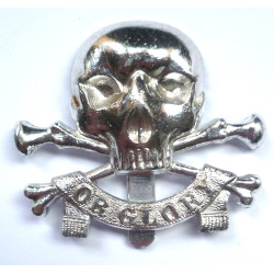 17th/21st Lancers Staybrite Cap Badge - British Military Insignia