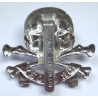 17th/21st Lancers Staybrite Cap Badge - British Military Insignia