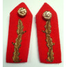 Pair of General's Gorget Collar Tabs - British Military Insignia