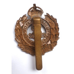 Royal Engineers ERVII Cap Badge - British Military Insignia