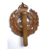Royal Engineers ERVII Cap Badge - British Military Insignia