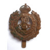 Royal Engineers ERVII Cap Badge - British Military Insignia