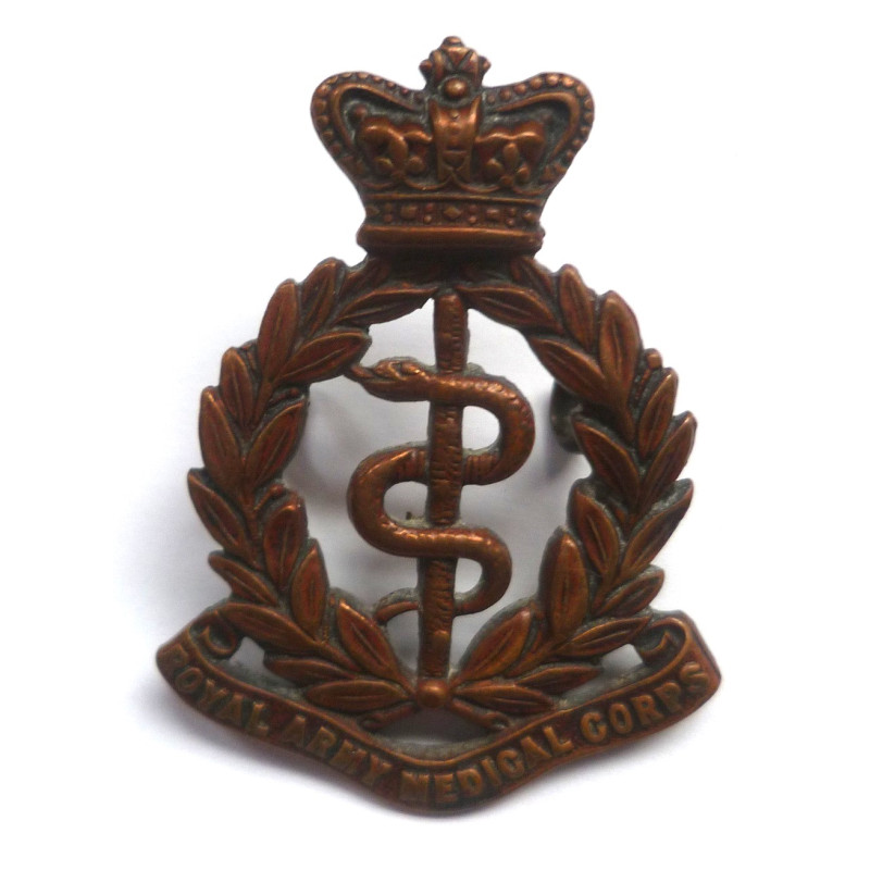 Victorian Royal Army Medical Corps Cap Badge - RAMC- British Military Insignia