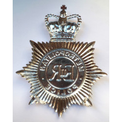 Metropolitan Police Helmet Plate - Queen's Crown - British Police Insignia