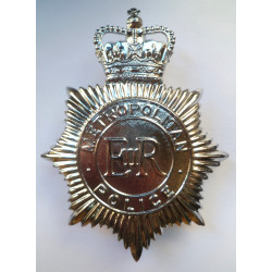 Metropolitan Police Helmet Plate - Queen's Crown - British Police Insignia