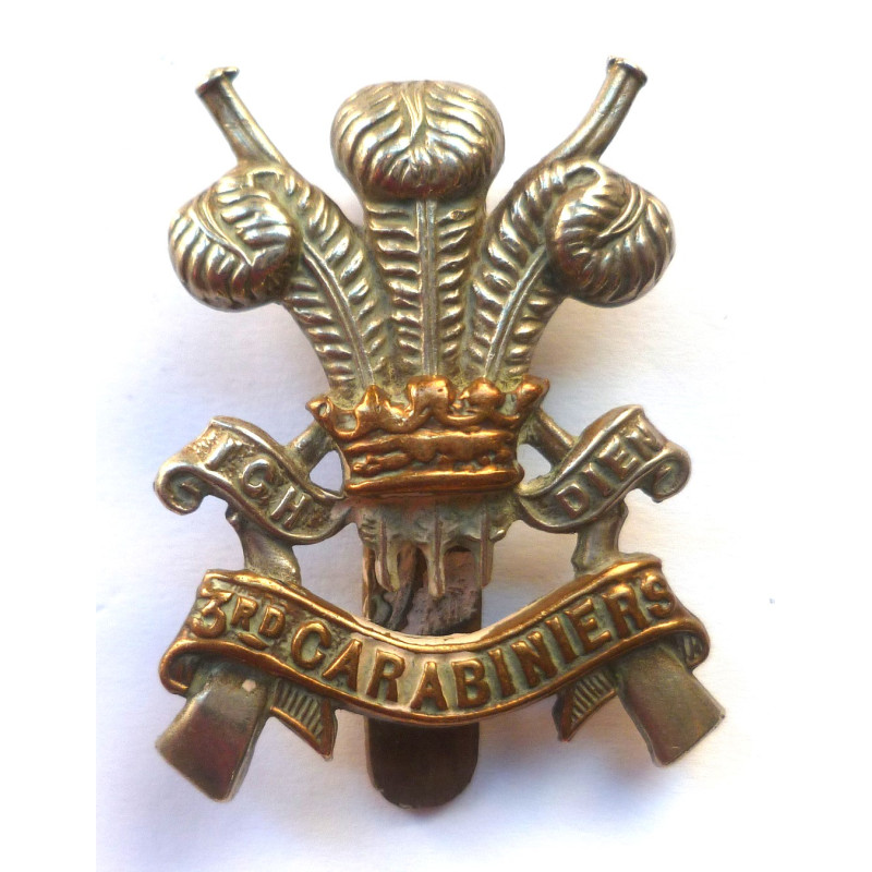 3rd Carabiniers Cap Badge  - British Military Insignia