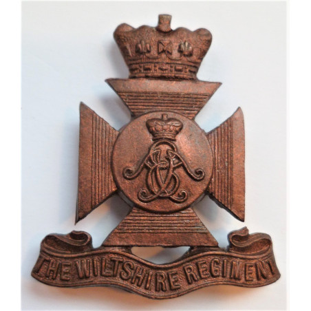 WW1 The Wiltshire Regiment Officers Cap Badge British Army