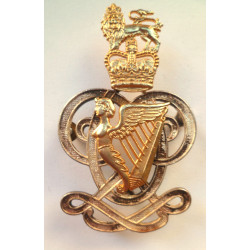 Queen's Royal Hussars Officer's Pouch Badge - British Military Insignia