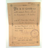 National Registration Act 1915 Certificate - British Army Insignia