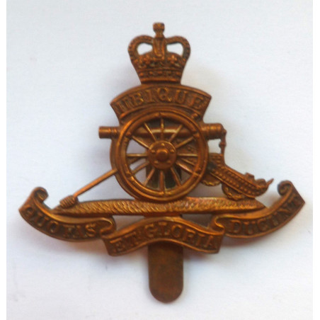 Royal Artillery Beret/Cap Badge- Queen's Crown - British Army Insignia