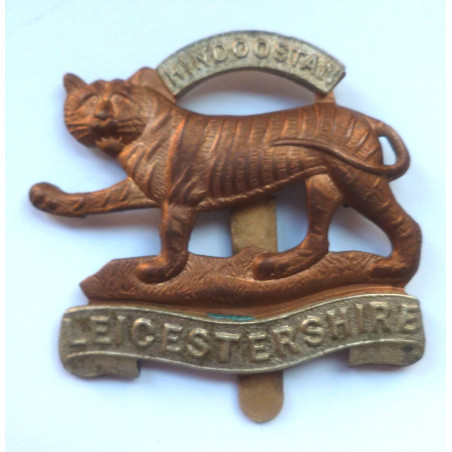WW2 Leicestershire Regiment Cap Badge - British Army Insignia