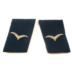 Pair of German Luftwaffe Medical Enlisted Mans Tunic Collar Tabs - German Third Reich