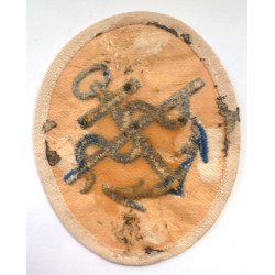 Kriegsmarine Medical NCO's Trade Patch For Summer Uniforms - German Third Reich