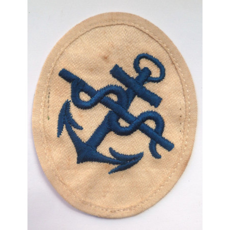 Kriegsmarine Medical NCO's Trade Patch For Summer Uniforms - German Third Reich